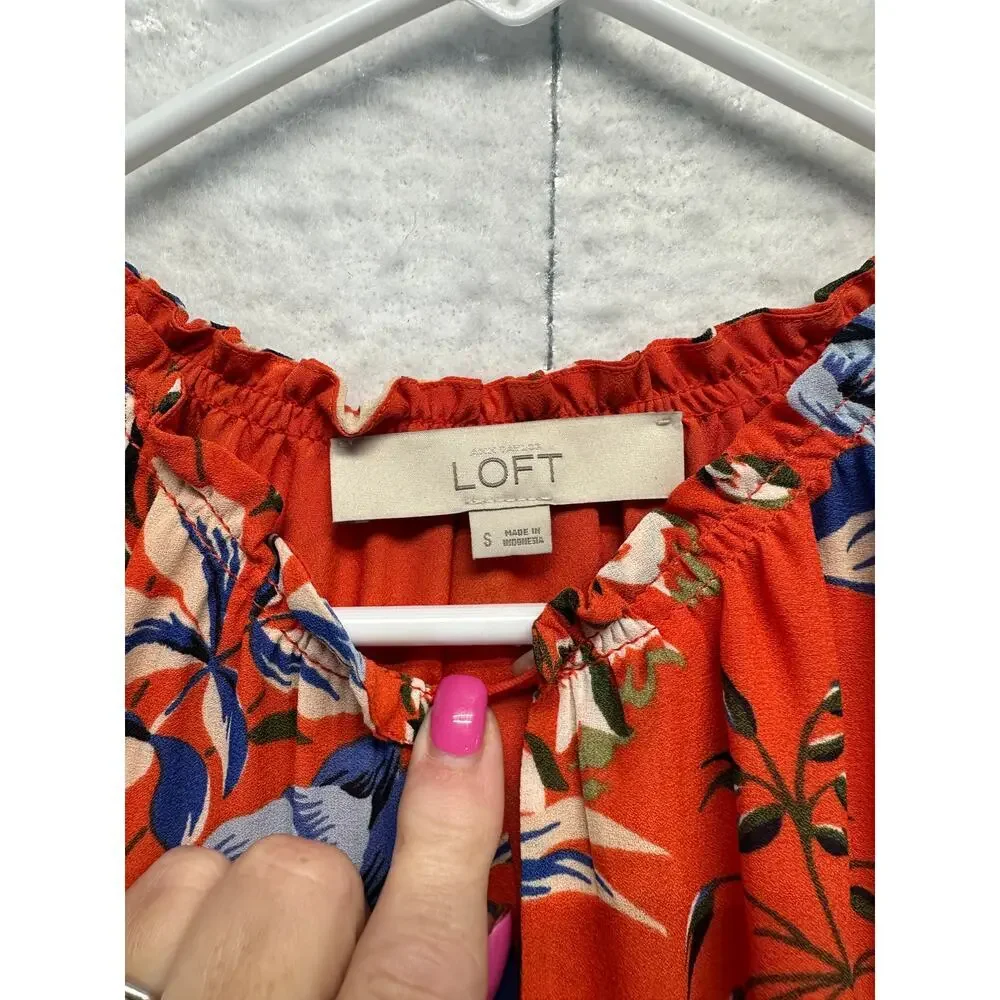 Loft Women Sleeveless Layered Dress Ruffled Coquette Y2K Size‎ S Boho Festival
